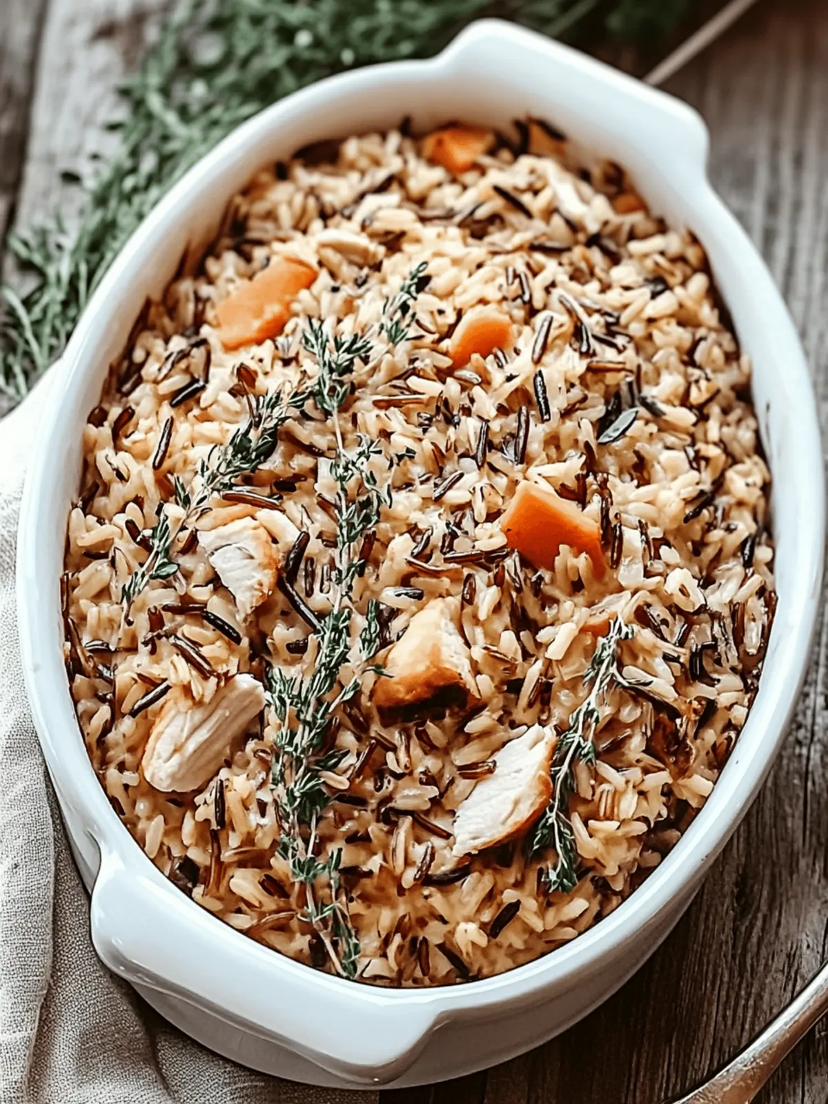 Turkey Wild Rice Casserole