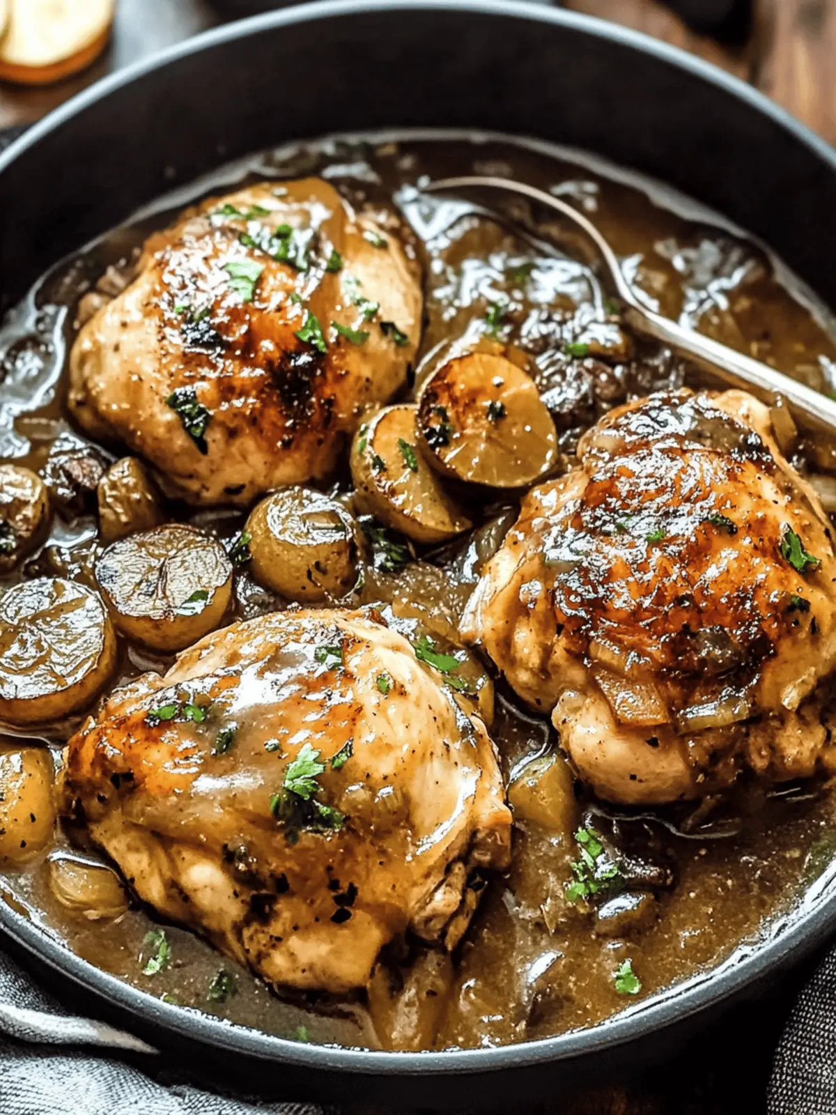 Cider Braised Chicken