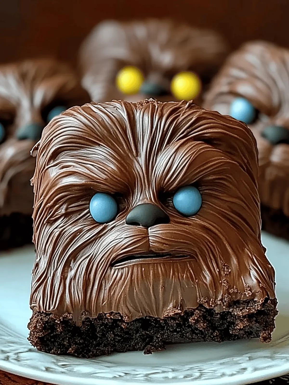 Star Wars Chewbacca Brownies