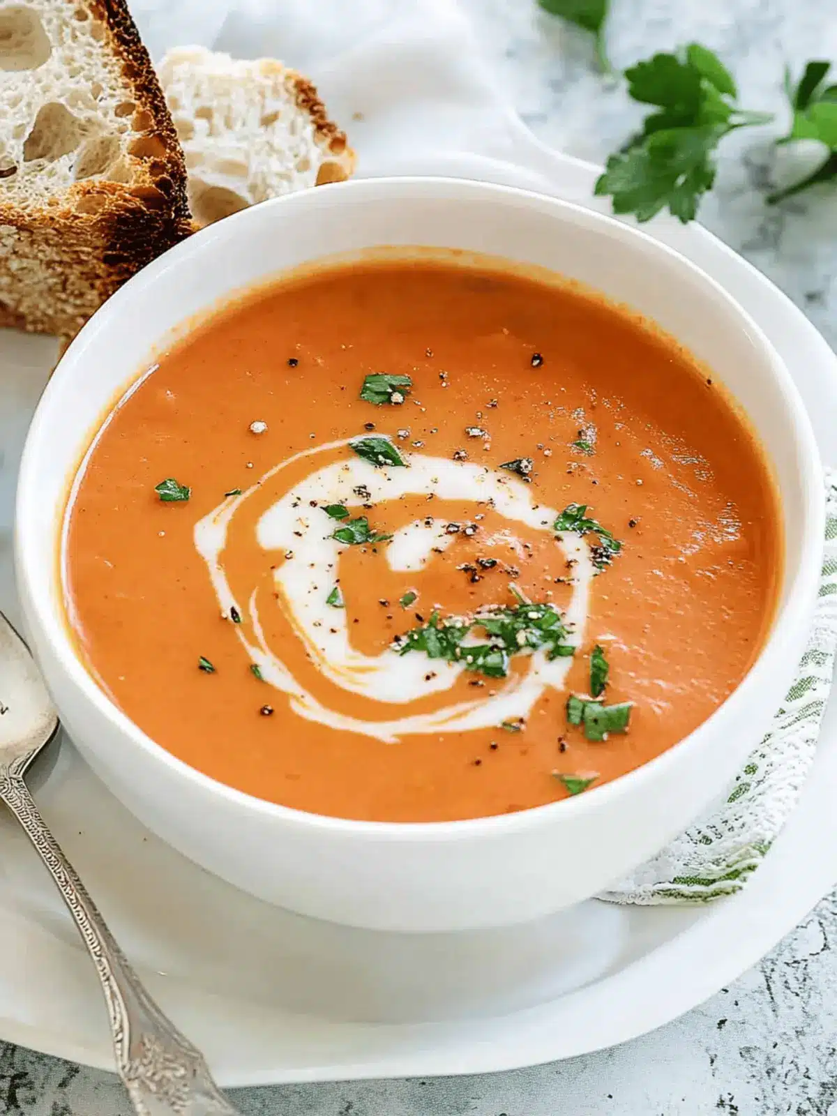 Creamy Tomato Bisque with Roasted Garlic for Cozy Nights 3 Tomato Bisque