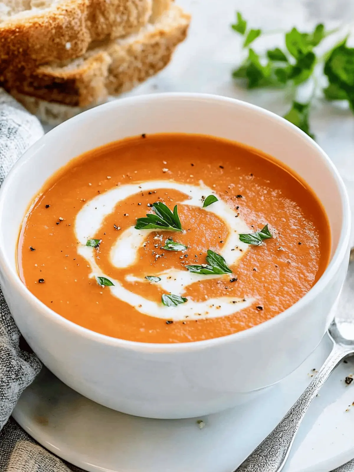 Creamy Tomato Bisque with Roasted Garlic for Cozy Nights 4 Tomato Bisque