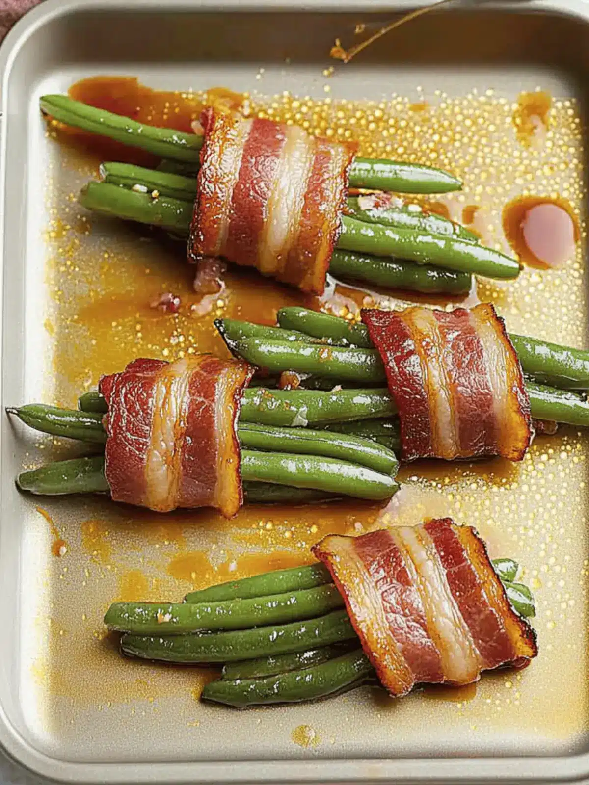 Bacon-Wrapped Green Beans: A Flavorful Twist You’ll Love 2 Bacon-Wrapped Green Beans