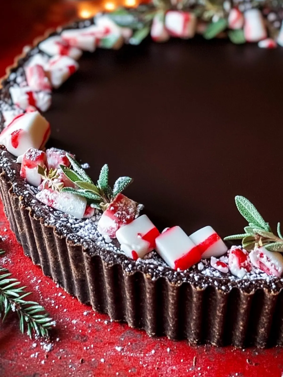 Dark Chocolate Peppermint Mousse Tart – A Holiday Showstopper 4 Dark Chocolate Peppermint Mousse Tart