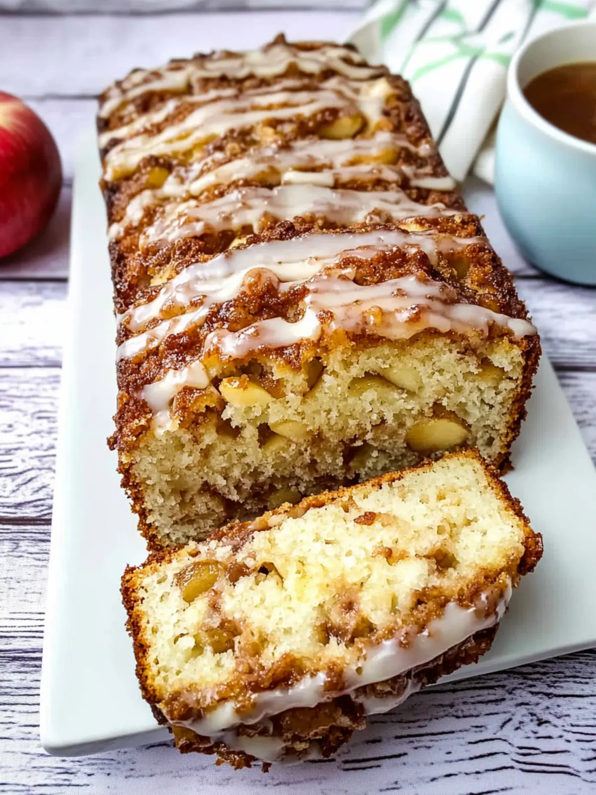 Irresistible Apple Fritter Bread: Easy, Moist, and Delicious! 4 Apple Fritter Bread