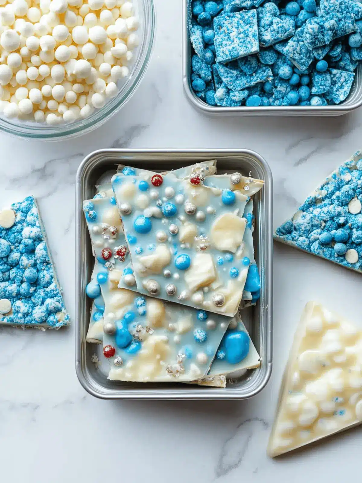Easy White Chocolate Hanukkah Bark for Festive Celebrations 4 Easy White Chocolate Hanukkah Bark