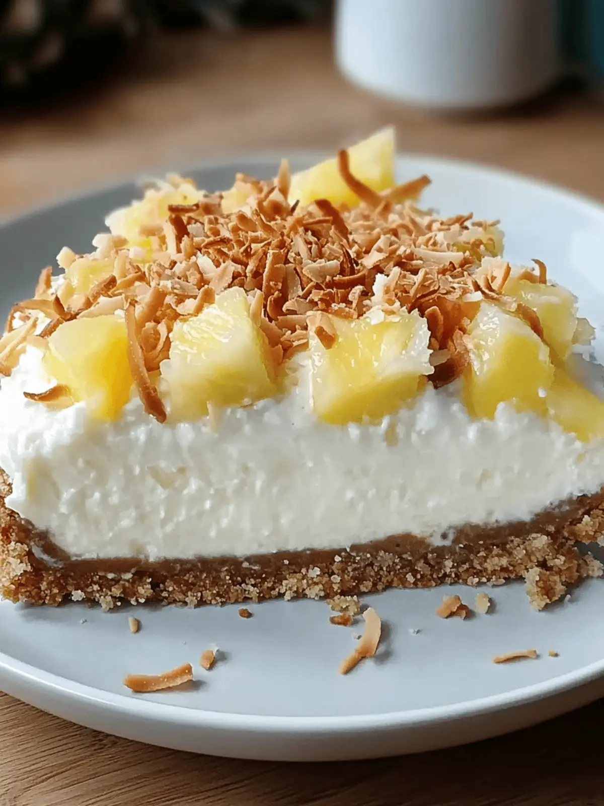 Coconut Pineapple Cheesecake