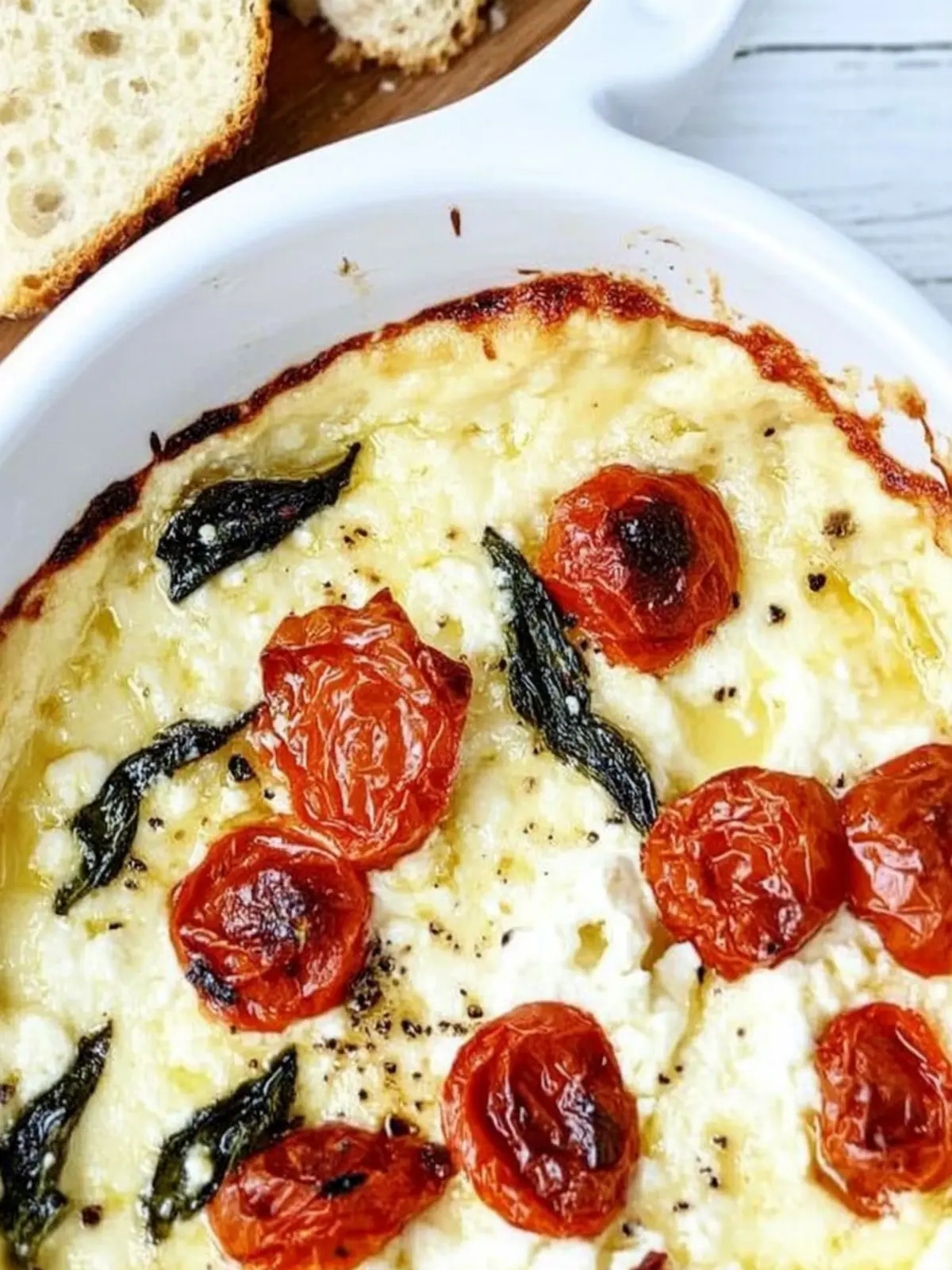 Irresistible Baked Ricotta Dip with Roasted Tomatoes 3 Baked Ricotta Dip