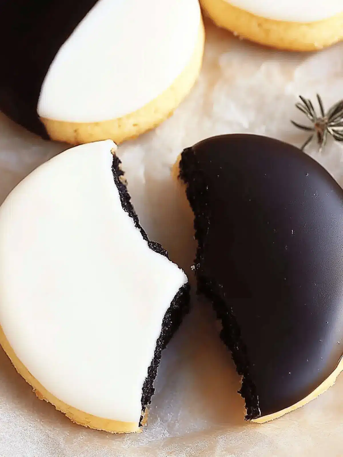 Irresistible Black and White Cookies with a Cake-Like Twist 5 Black and White Cookies