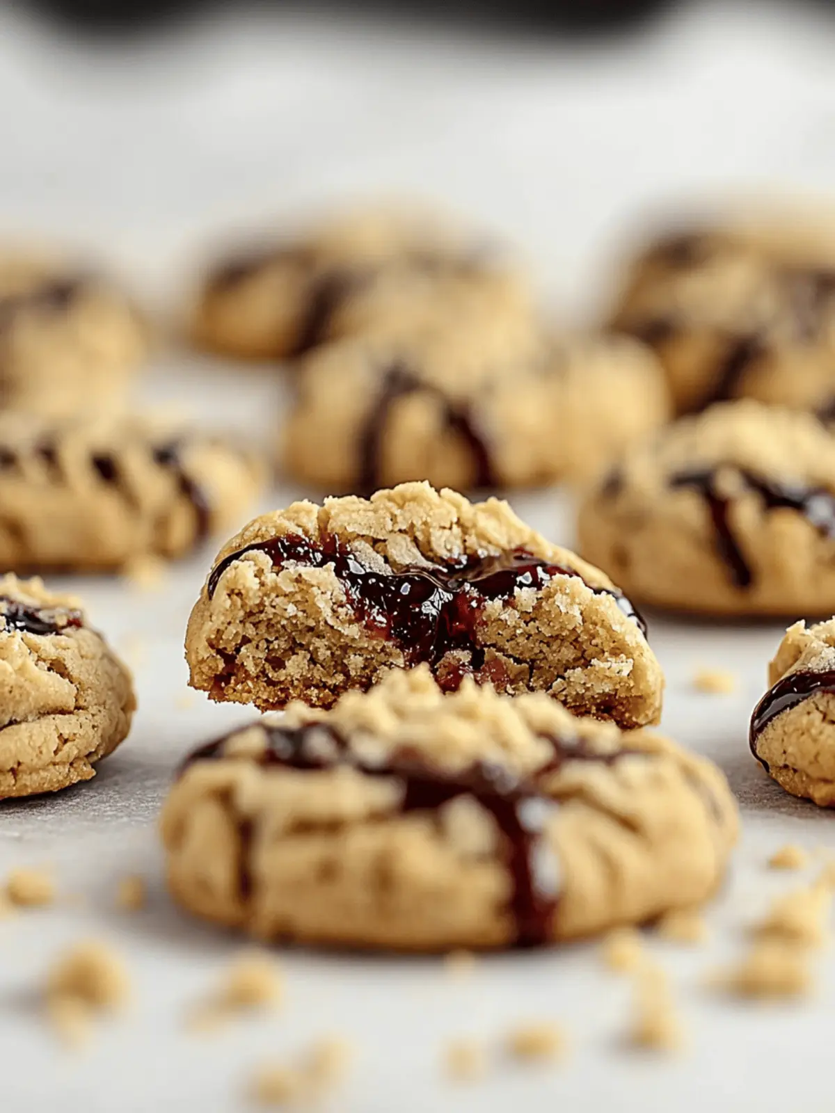 Peanut Butter and Jelly Cookies