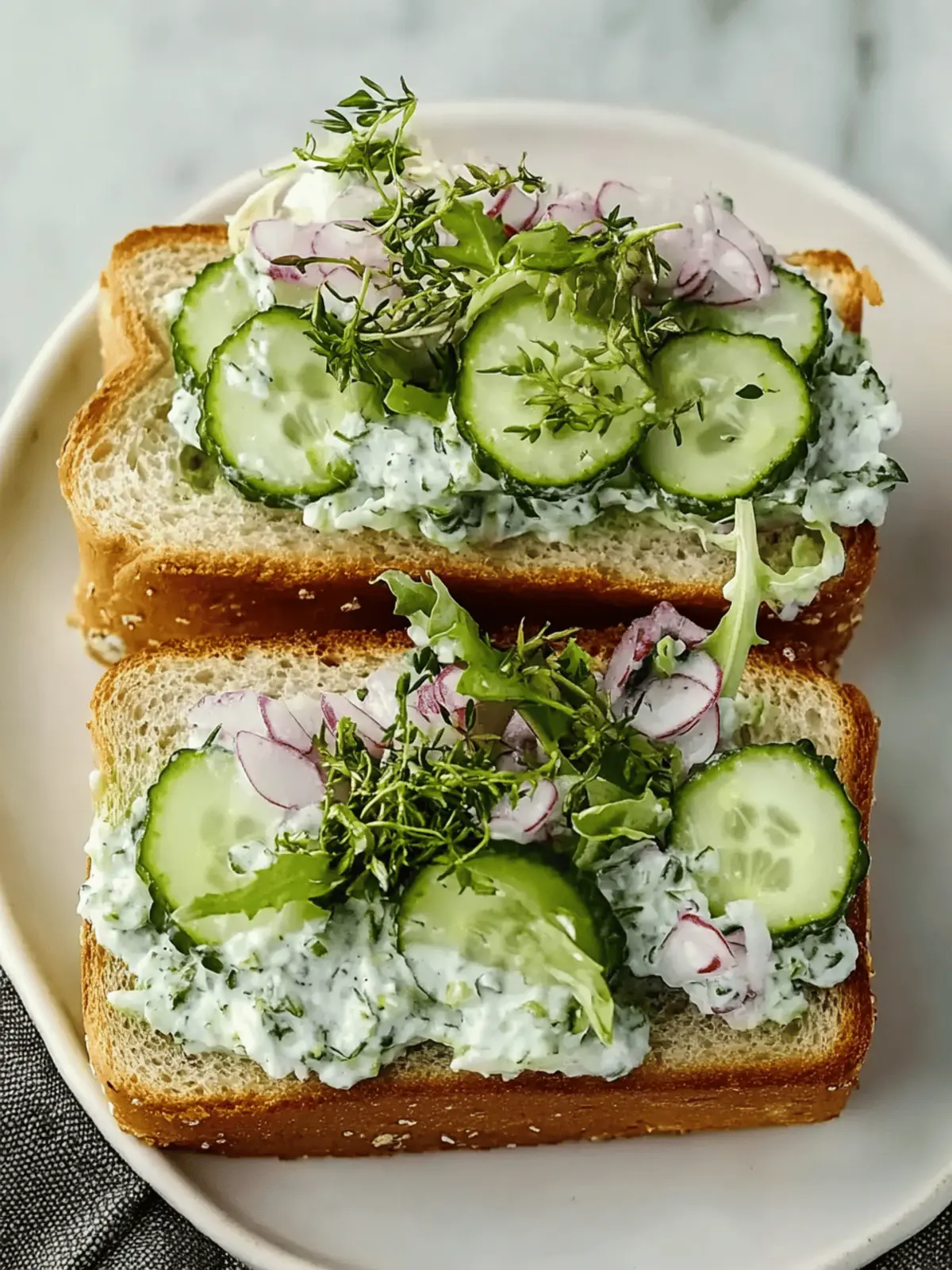 Crisp Cucumber Salad Sandwiches for a Refreshing Lunch Delight 4 Cucumber Salad Sandwiches