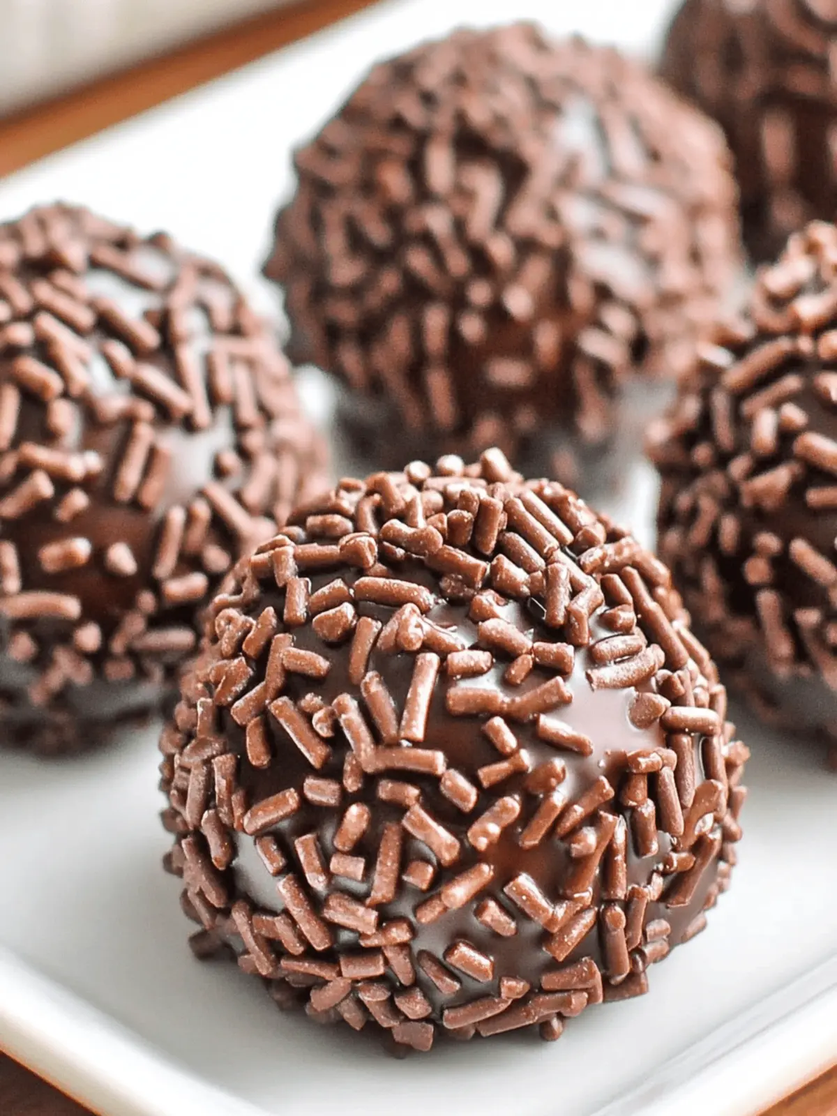 3-Ingredient Chocolate Brigadeiros: Brazilian Fudge Bliss 2 Chocolate Brigadeiros