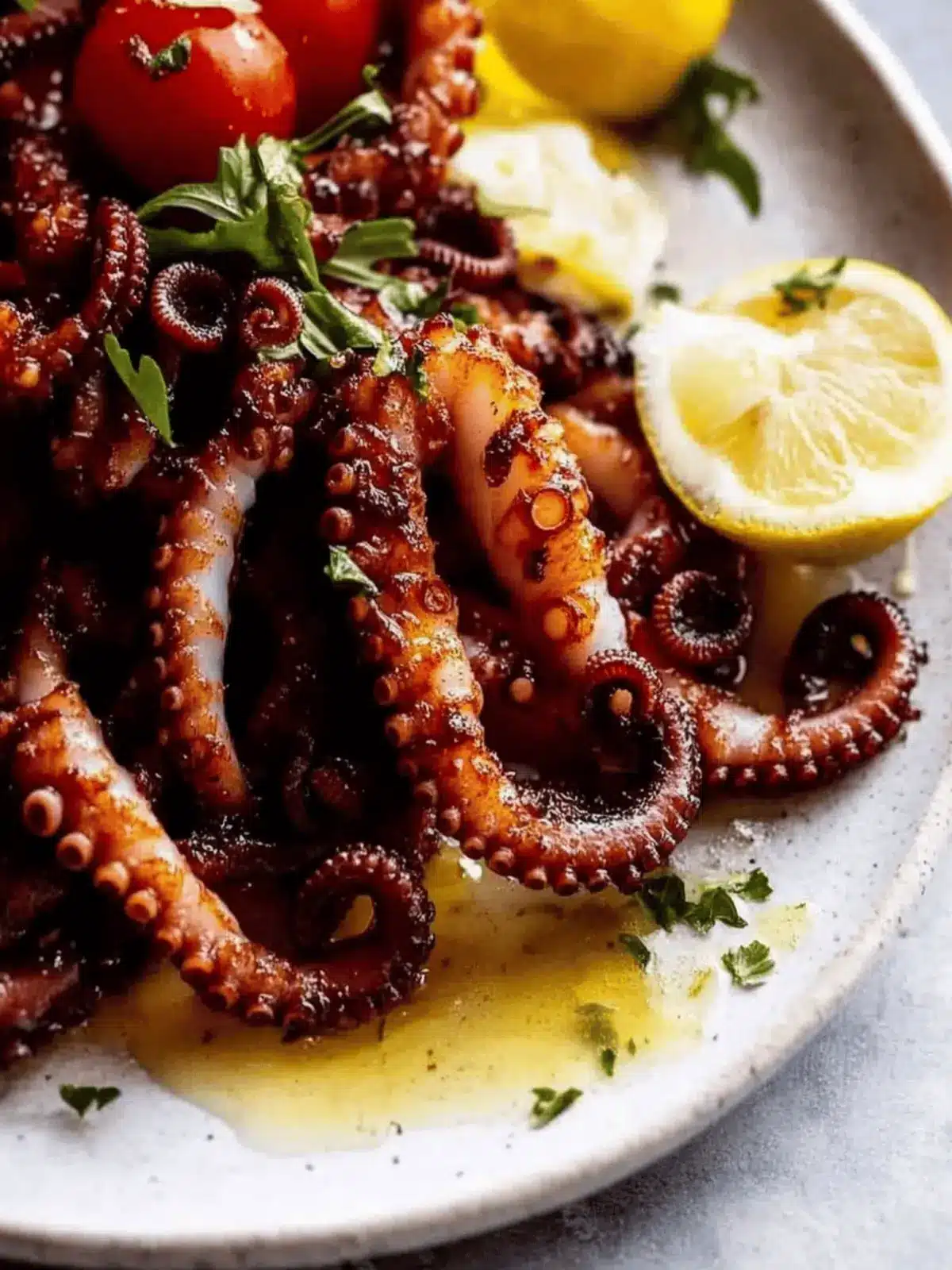 Crispy Marinated Baby Octopus with Mediterranean Zing 3 Crispy Marinated Baby Octopus