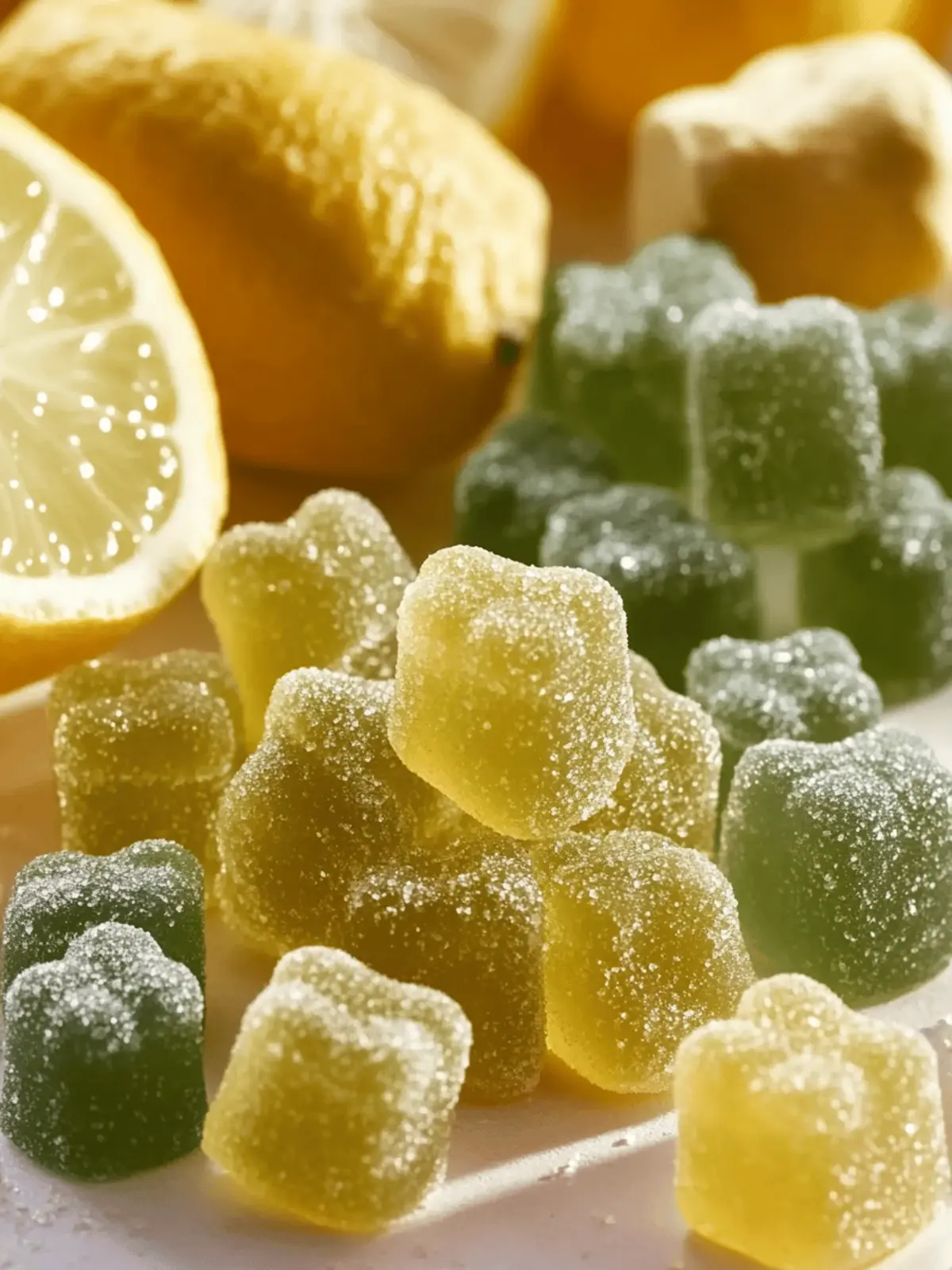 Boost Immunity with Homemade Green Tea, Lemon & Ginger Gummies 4 Green Tea, Lemon & Ginger Gummies