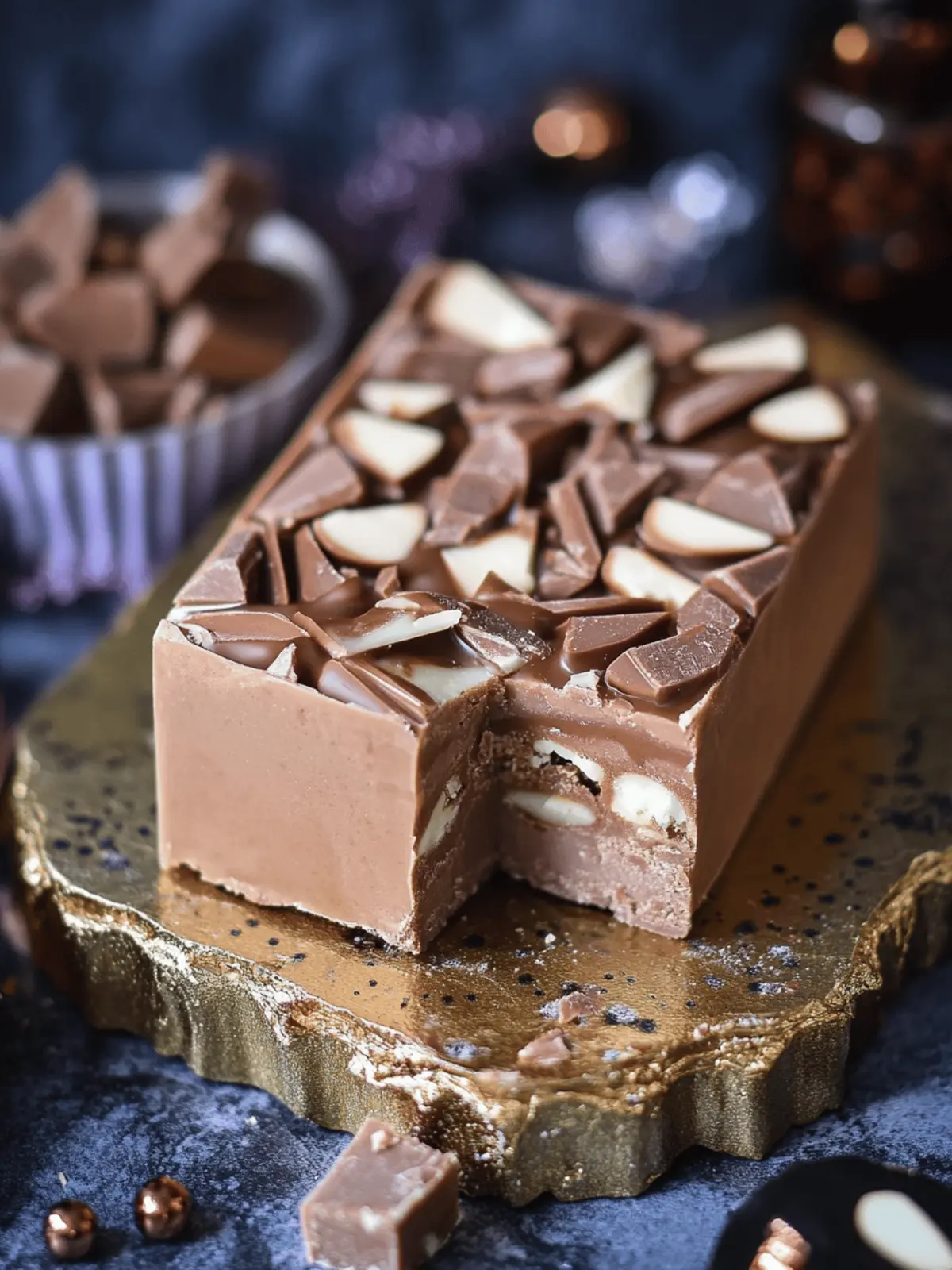 Decadent 3 Ingredient Kinder Fudge for Easy Holiday Gifting 5 3 Ingredient Kinder Fudge