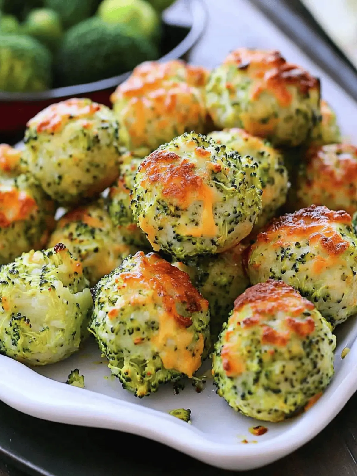 Baked Broccoli Cheese Balls
