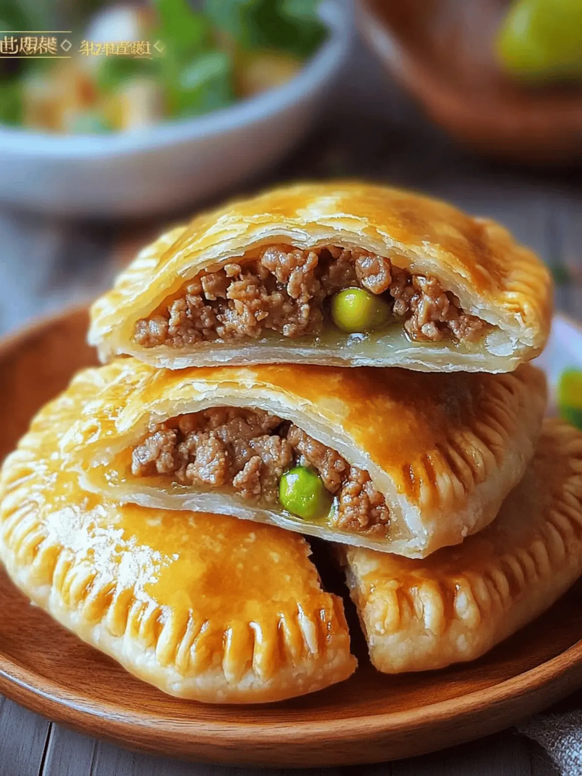 Crispy Chinese Meat Pies: A Comforting Homemade Treat 3 Chinese Meat Pies