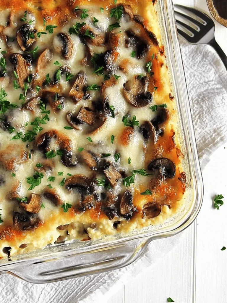 Mushroom Polenta Casserole