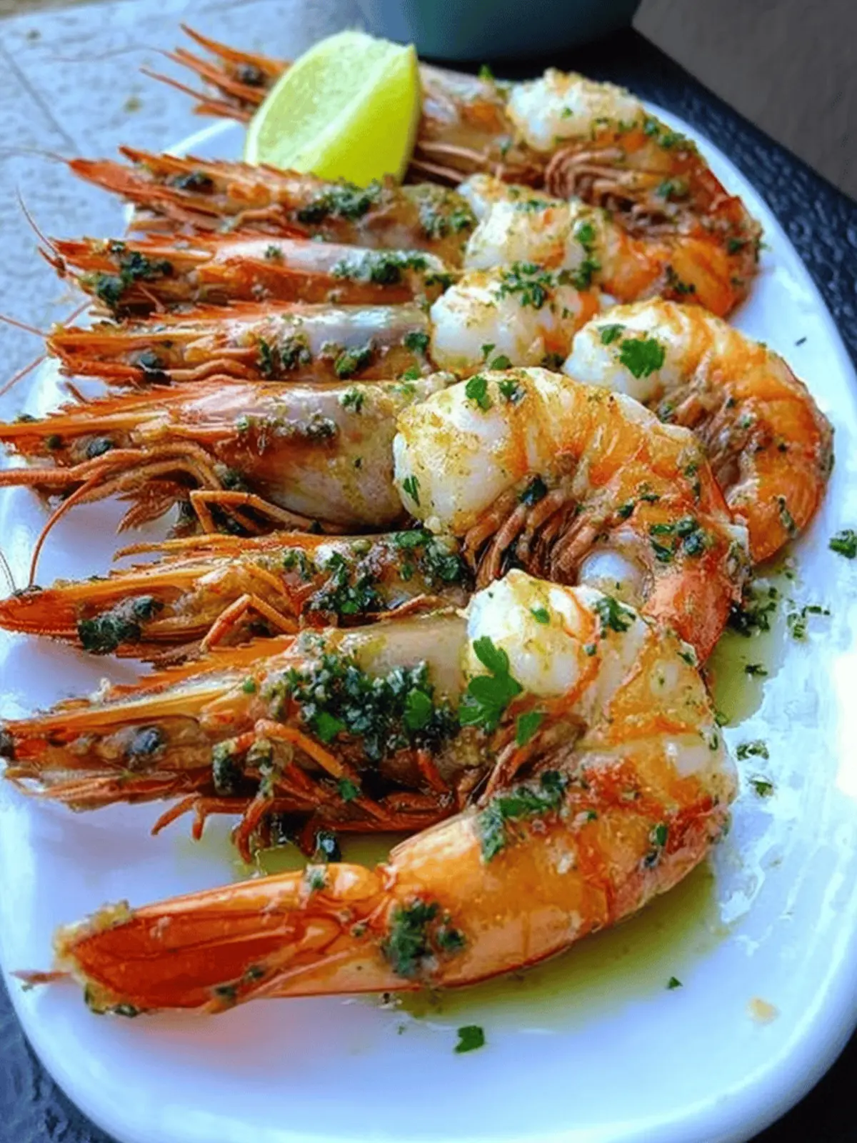 Grilled Shrimp/Prawns a la Marketman with Garlic Butter Bliss 3 Shrimp/Prawns a la Marketman
