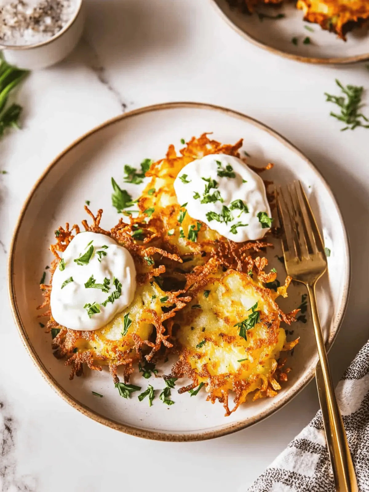 Crispy Classic Potato Latkes