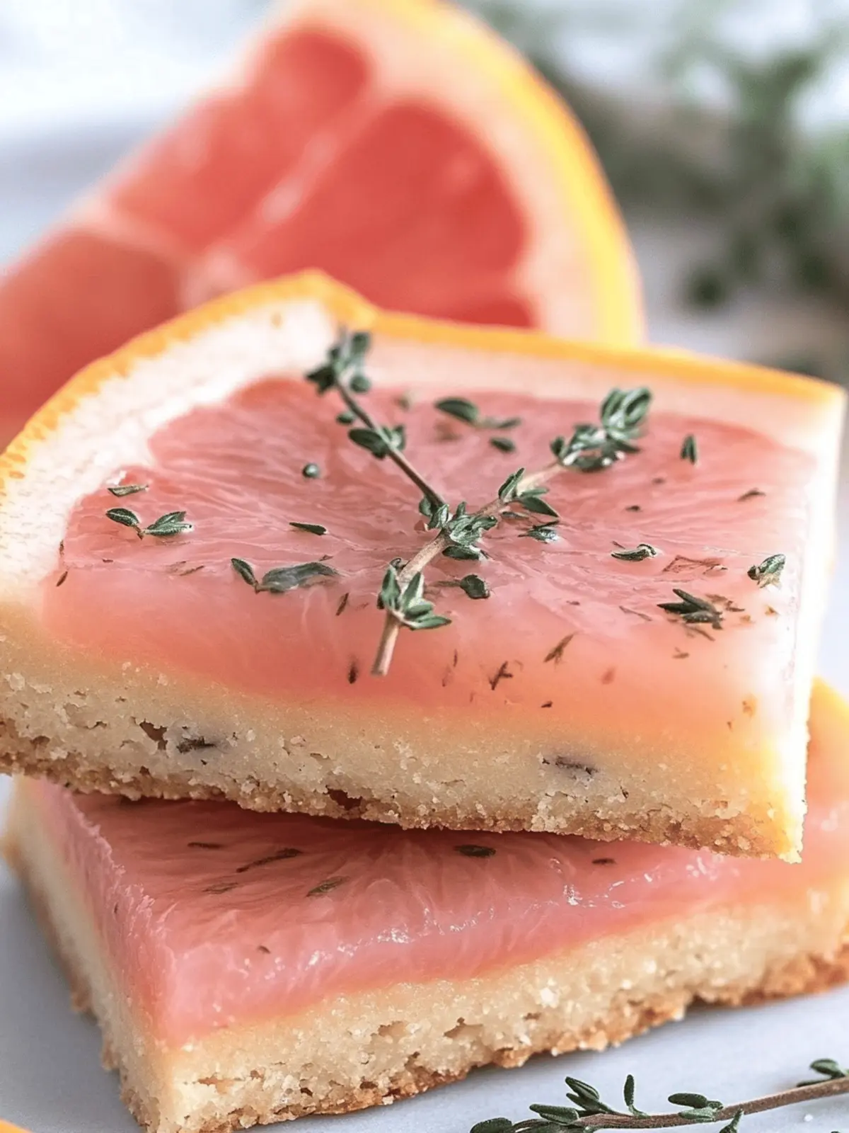 Pink Grapefruit and Thyme Vegan Shortbread: A Zesty Treat 3 Pink Grapefruit and Thyme Vegan Shortbread