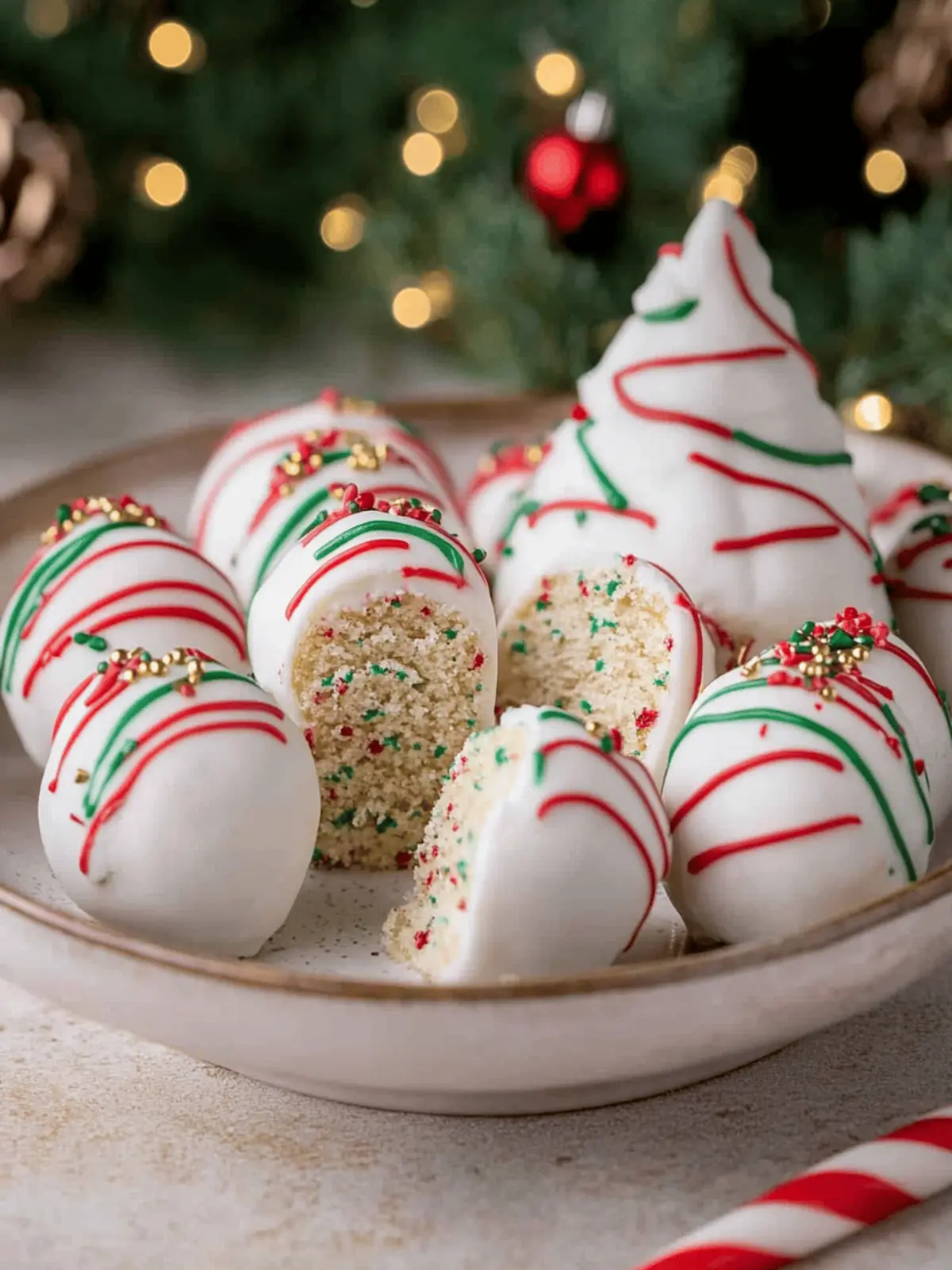 Christmas Tree Cake Truffles: Festive Treats You’ll Love 4 Christmas Tree Cake Truffles