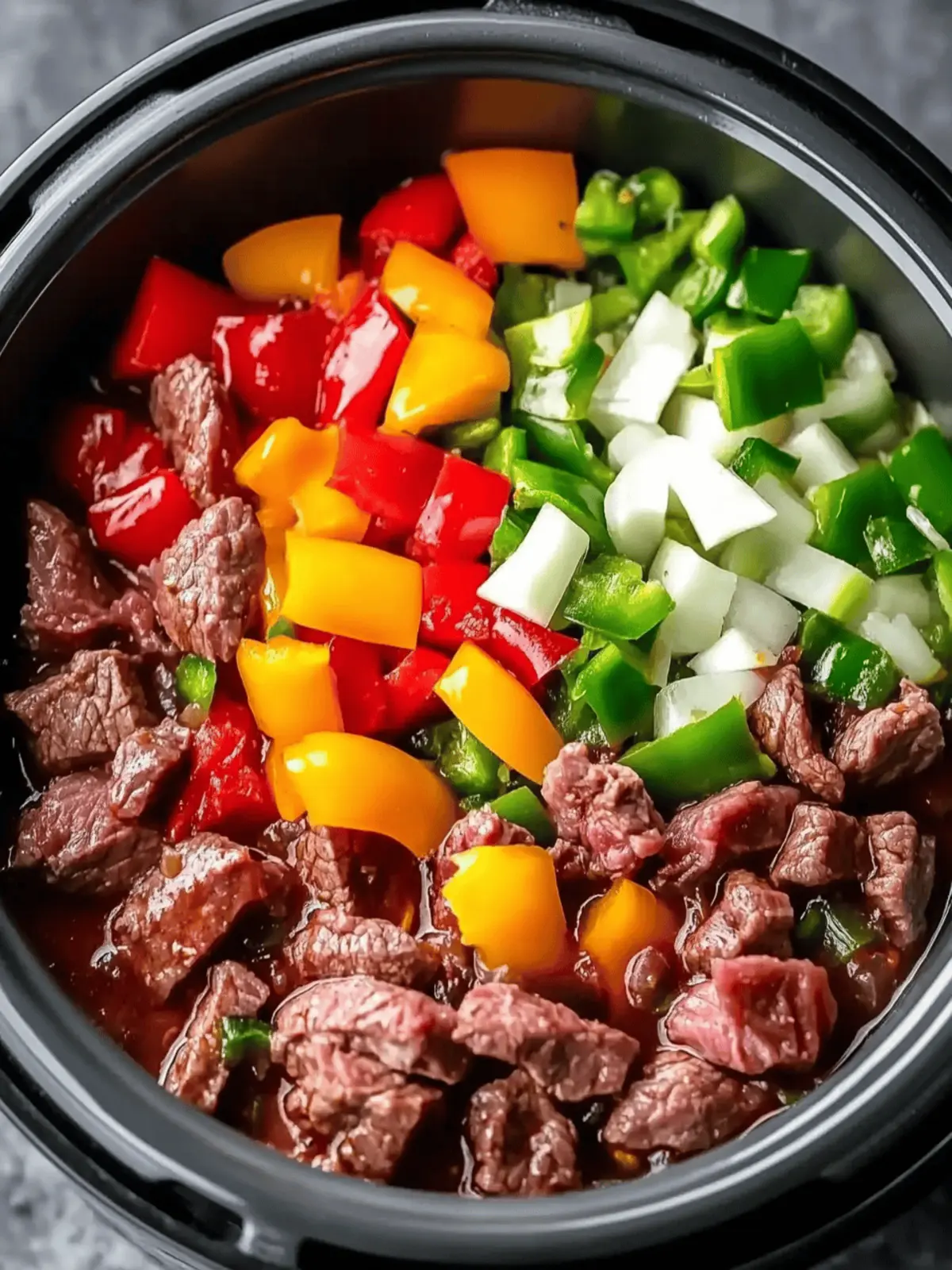 Savory Slow Cooker Pepper Steak for Easy Family Dinners 5 Slow Cooker Pepper Steak
