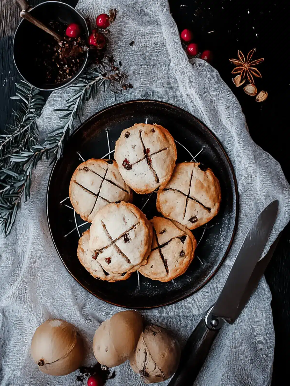 Festive Soul Cakes with Fresh Apples for Cozy Celebrations 5 Soul Cakes