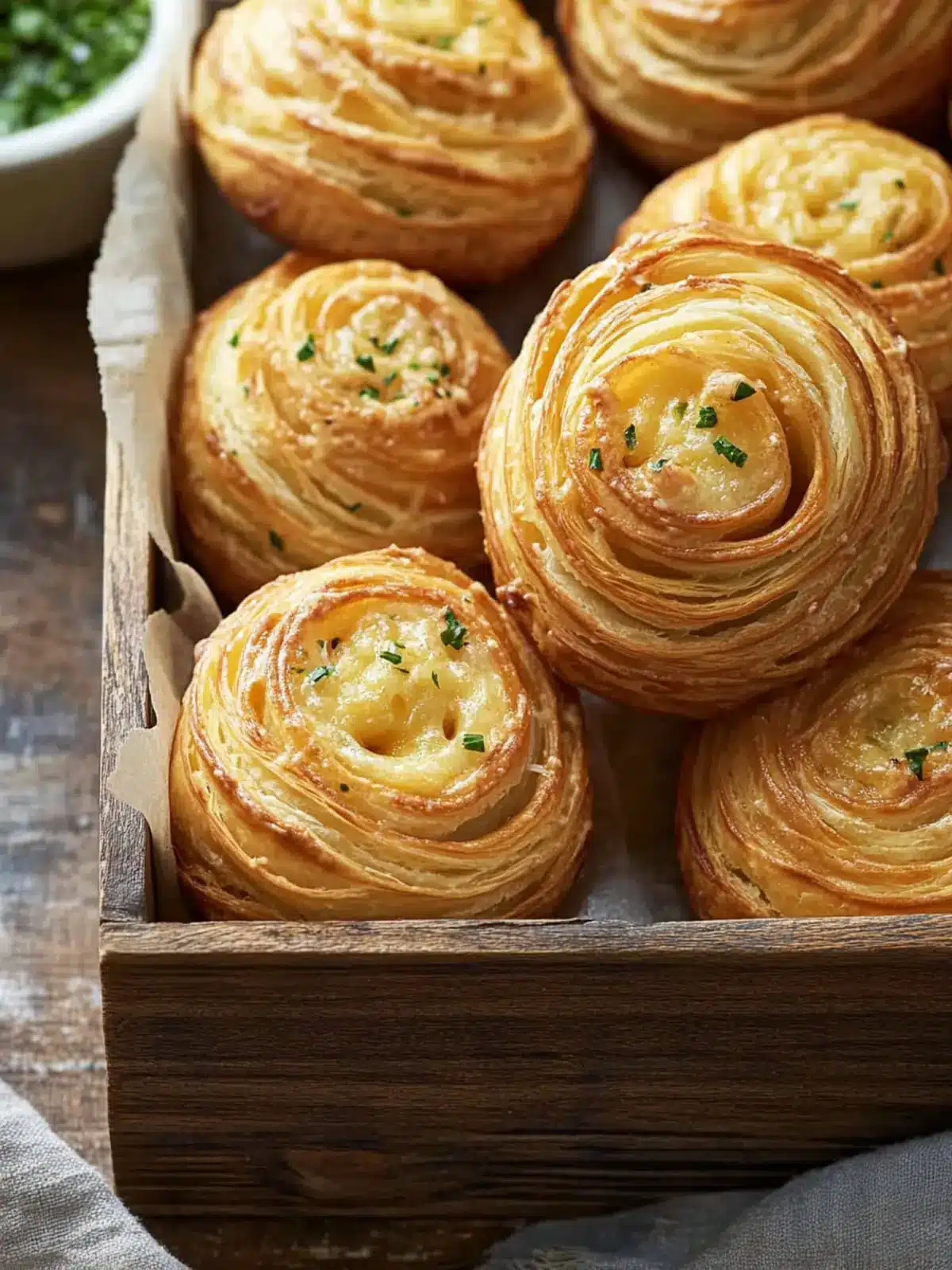Irresistible Cheesy Garlic Cruffin Recipe for Home Chefs 5 Cheesy Garlic Cruffin