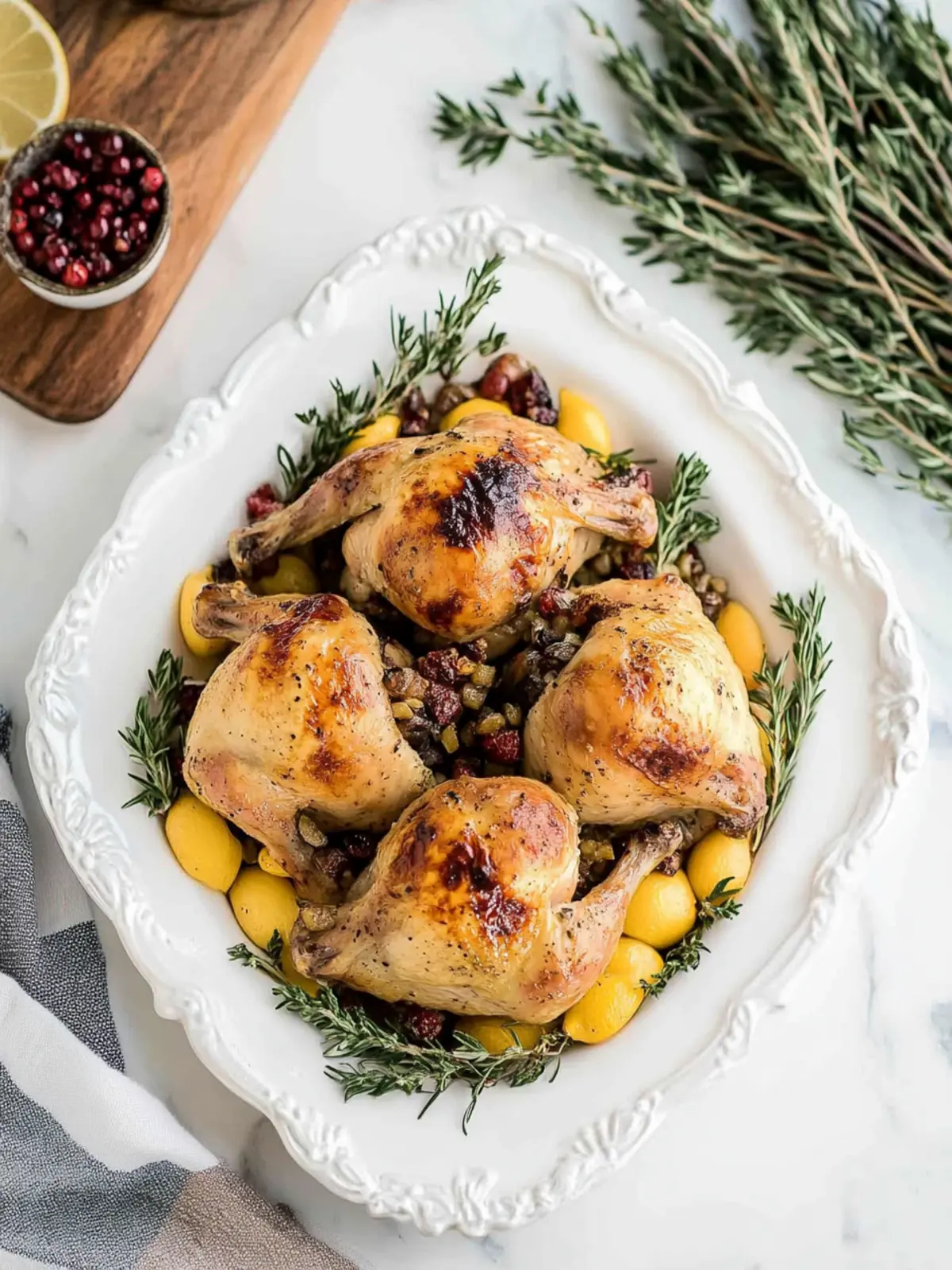 Savory Stuffed Cornish Hens with Cornbread Delight 5 Stuffed Cornish Hens