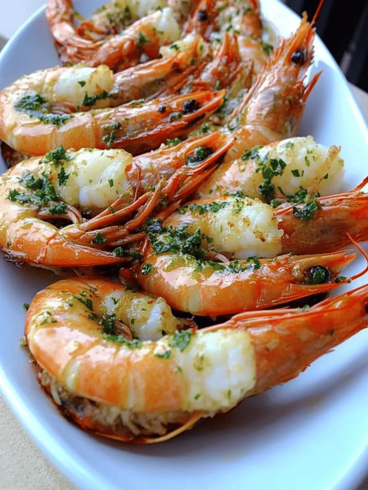 Grilled Shrimp/Prawns a la Marketman with Garlic Butter Bliss 4 Shrimp/Prawns a la Marketman