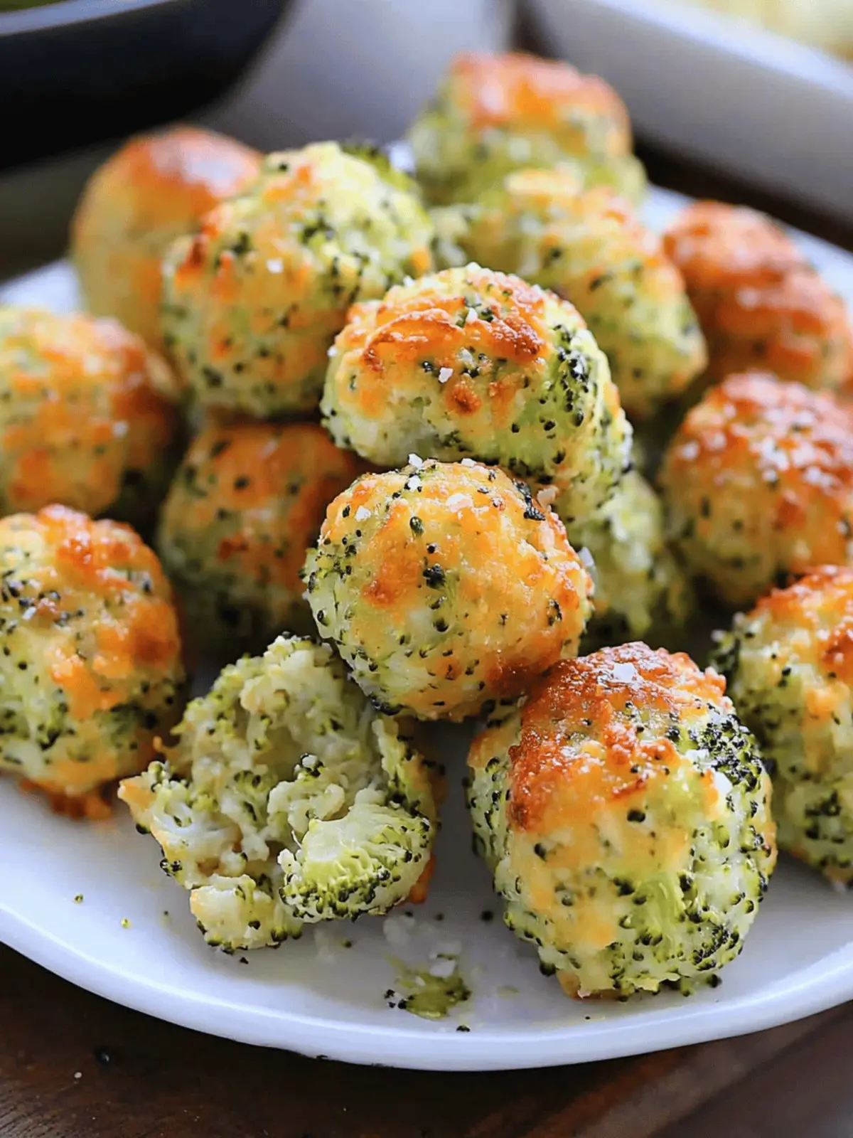 Baked Broccoli Cheese Balls