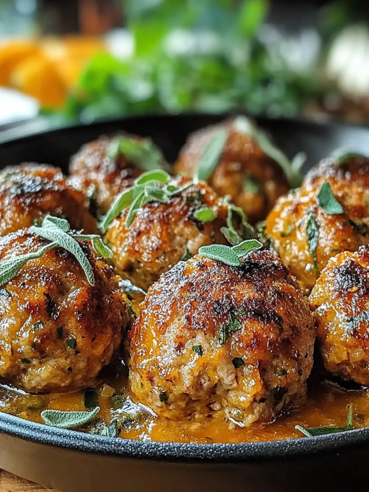 Cozy Up with Pumpkin Sage Turkey Meatballs This Fall 2 Pumpkin Sage Turkey Meatballs