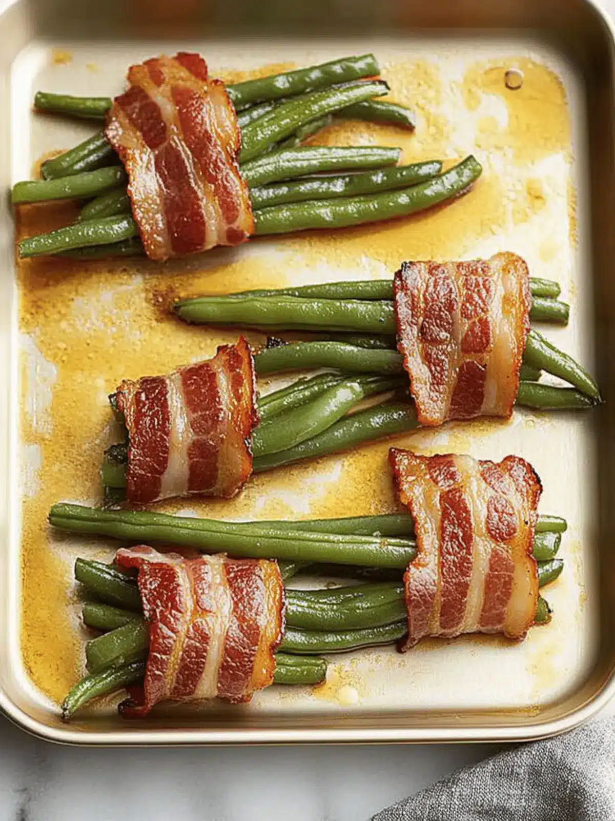 Bacon-Wrapped Green Beans: A Flavorful Twist You’ll Love 3 Bacon-Wrapped Green Beans