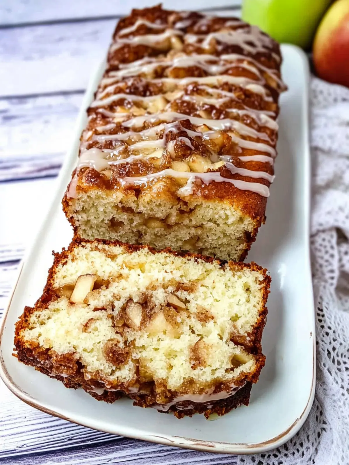 Irresistible Apple Fritter Bread: Easy, Moist, and Delicious! 3 Apple Fritter Bread