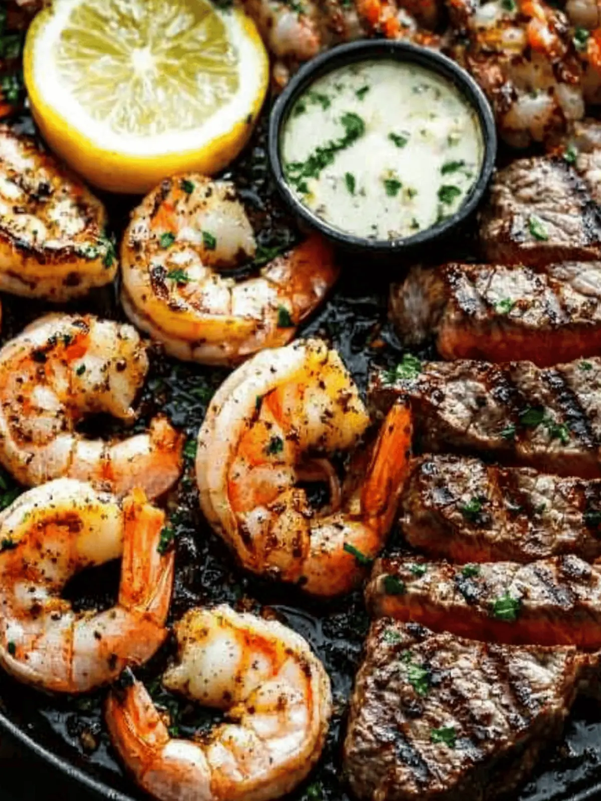 Garlic Butter Grilled Steak and Shrimp in Just 15 Minutes 4 Garlic Butter Grilled Steak And Shrimp