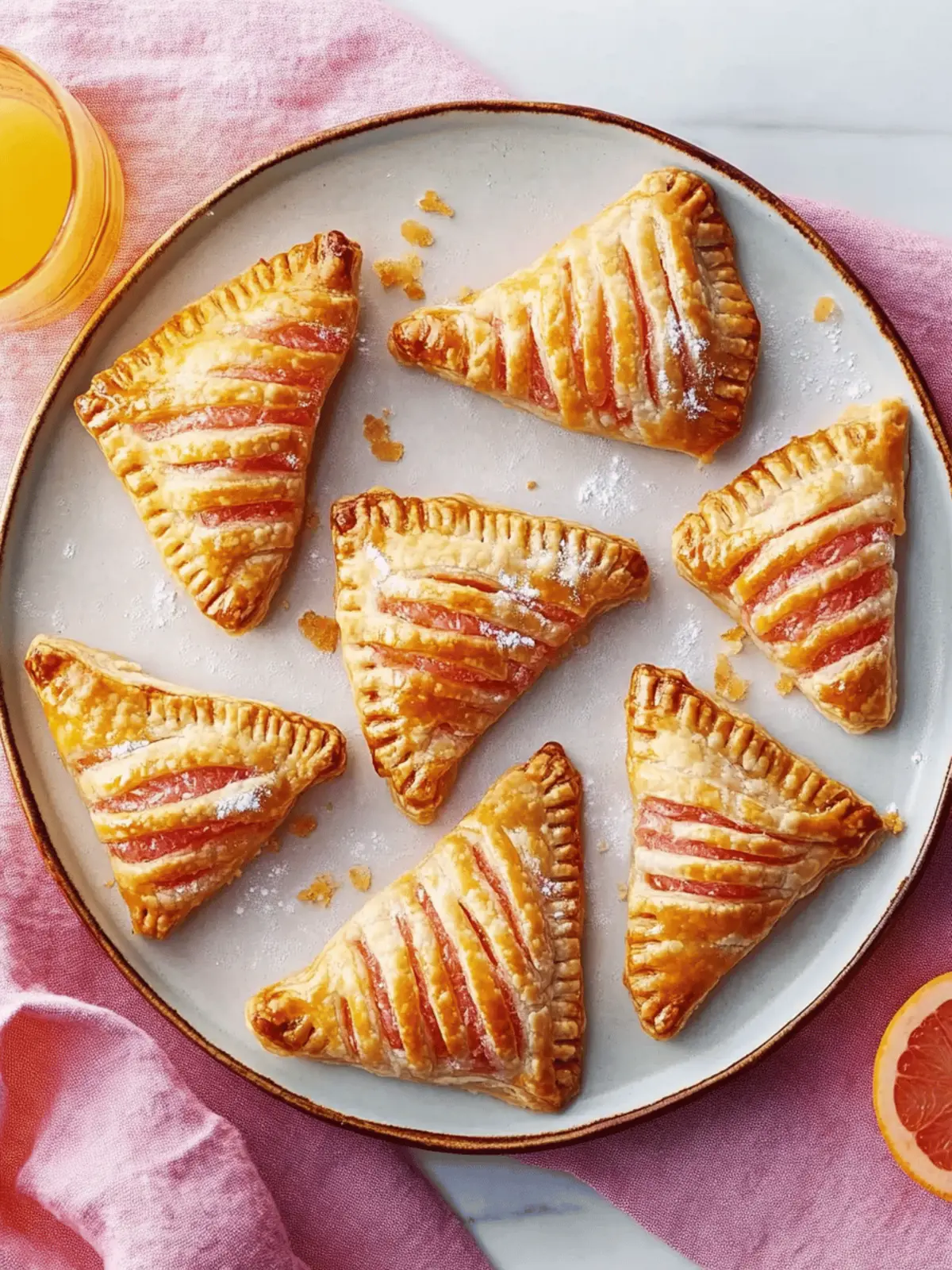 Grapefruit-Cream Cheese Hand Pies