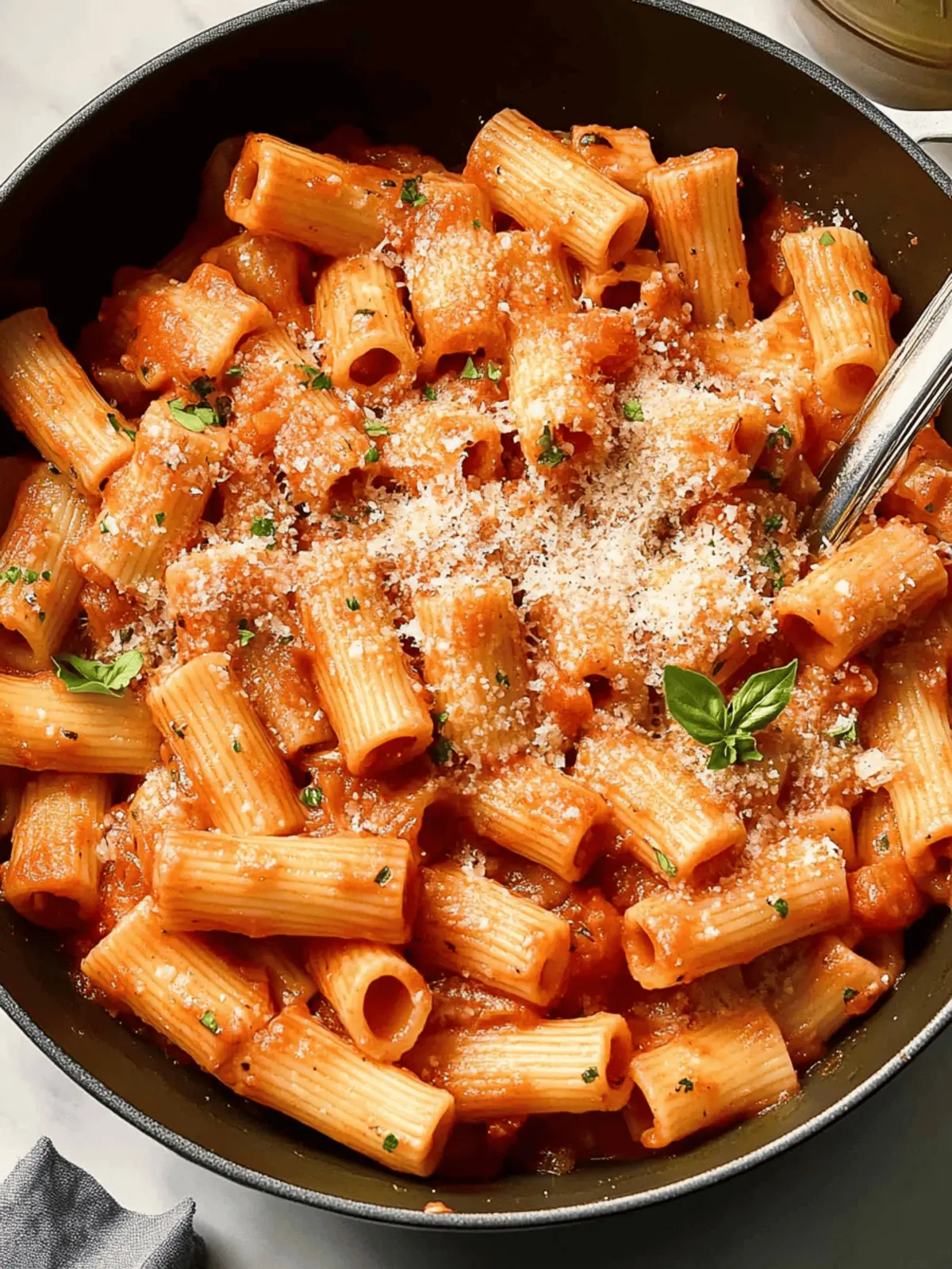 Tomato Rigatoni Pasta