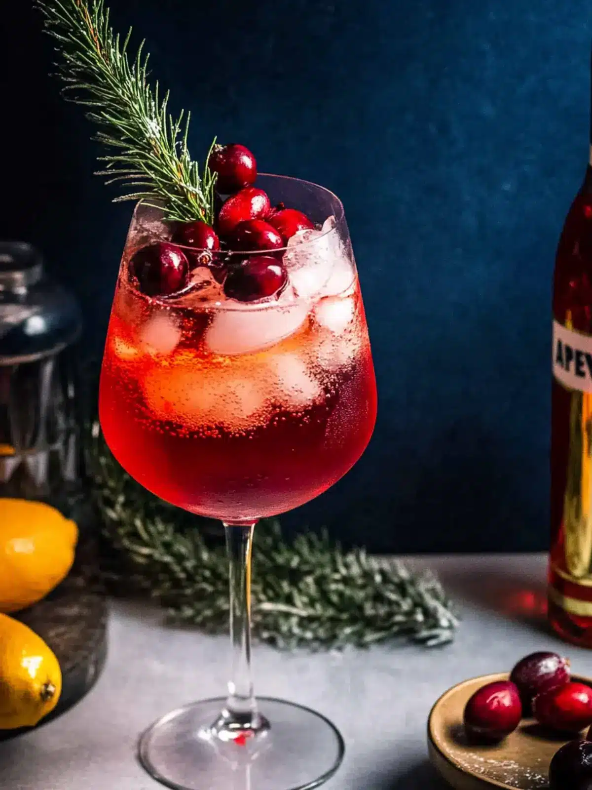 Delicious Winter Cranberry Aperol Spritz to Brighten Your Season 4 Winter Cranberry Aperol Spritz