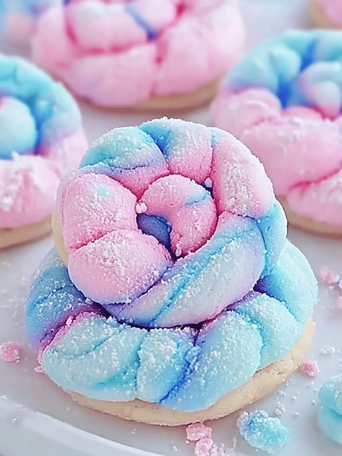 Cotton Candy Cookies