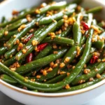 Spicy Garlic Green Beans
