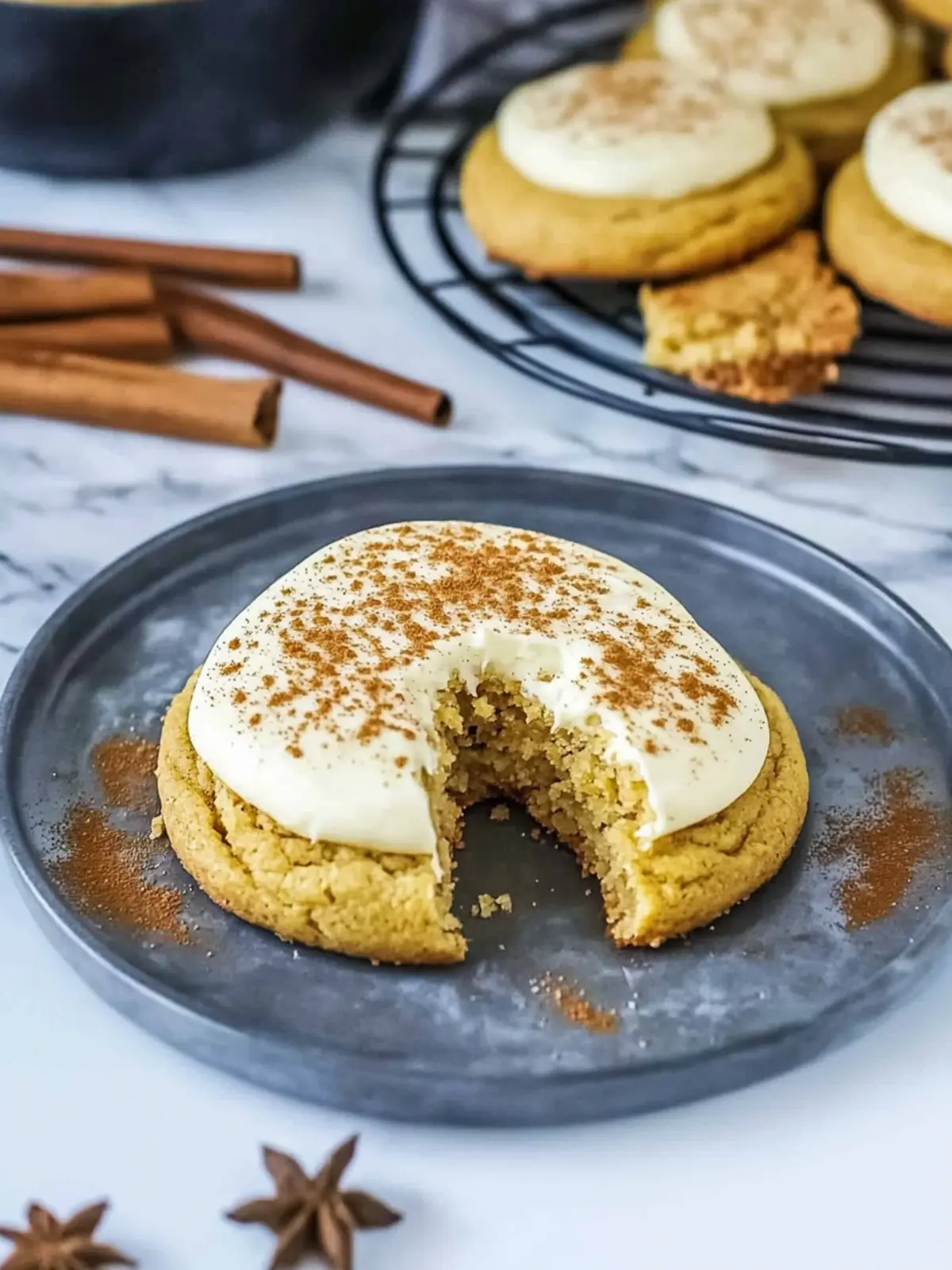 Crumbl Pumpkin Cookies with Caramel Frosting You’ll Love 5 Crumbl Pumpkin Cookies