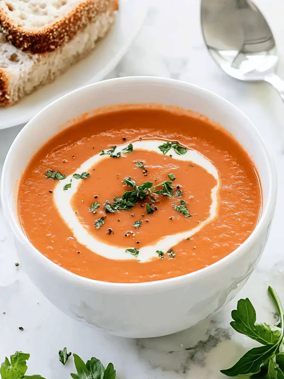 Creamy Tomato Bisque with Roasted Garlic for Cozy Nights 5 Tomato Bisque