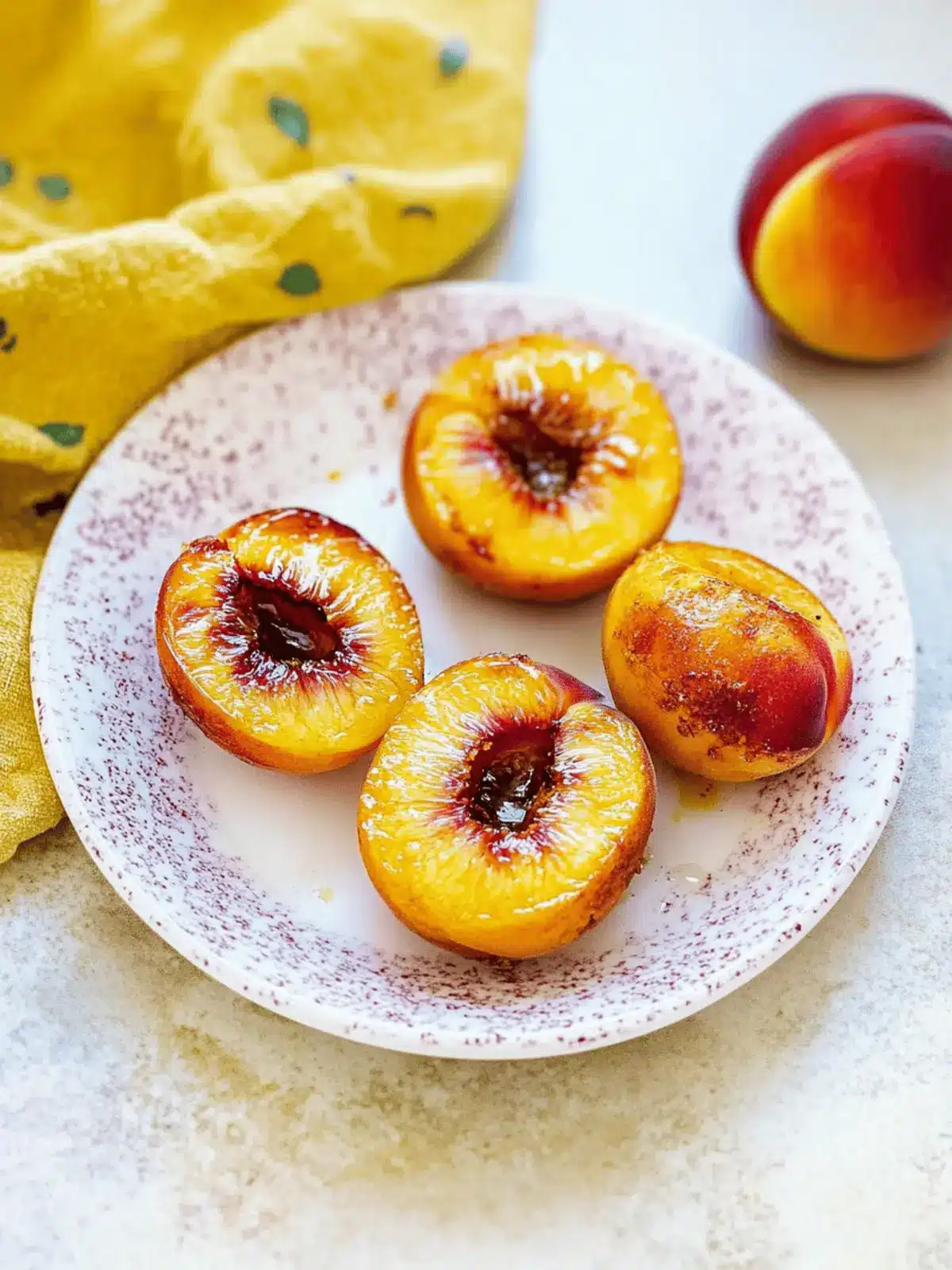 Easy Air Fryer Peaches with Sweet Cinnamon Bliss 4 Easy Air Fryer Peaches