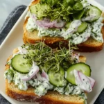 Cucumber Salad Sandwiches