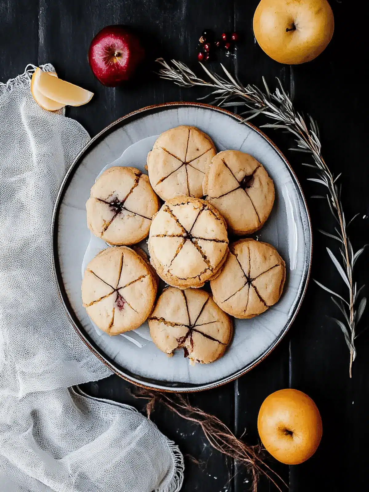 Festive Soul Cakes with Fresh Apples for Cozy Celebrations 3 Soul Cakes