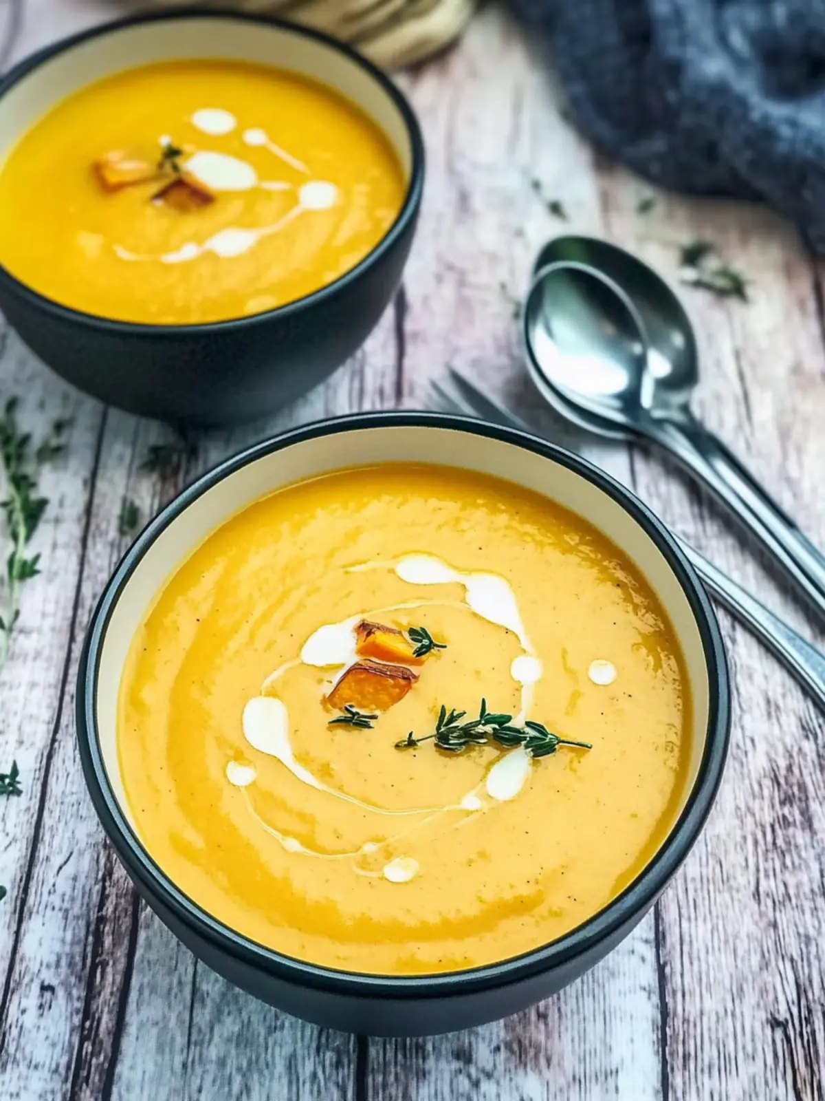 Creamy Butternut Squash and Sweet Potato Soup You’ll Love 2 Butternut Squash and Sweet Potato Soup