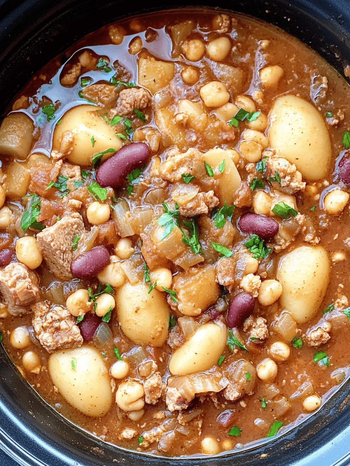 Slow Cooker Cholent: A Heartwarming Jewish Stew for Shabbat 3 Slow Cooker Cholent