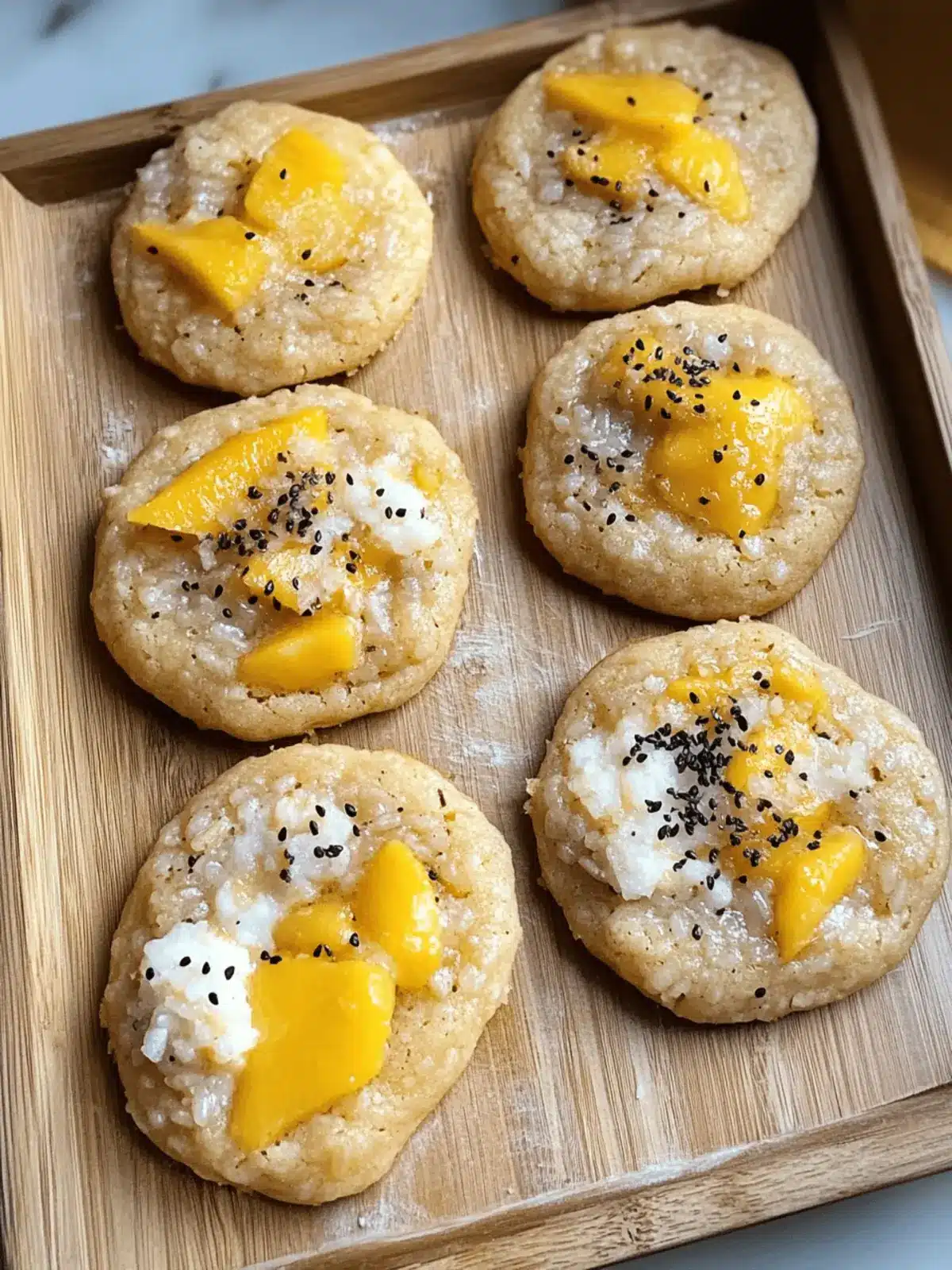 Mango Sticky Rice Cookies: Tropical Yum That'll Wow Everyone 4 Mango Sticky Rice Cookies