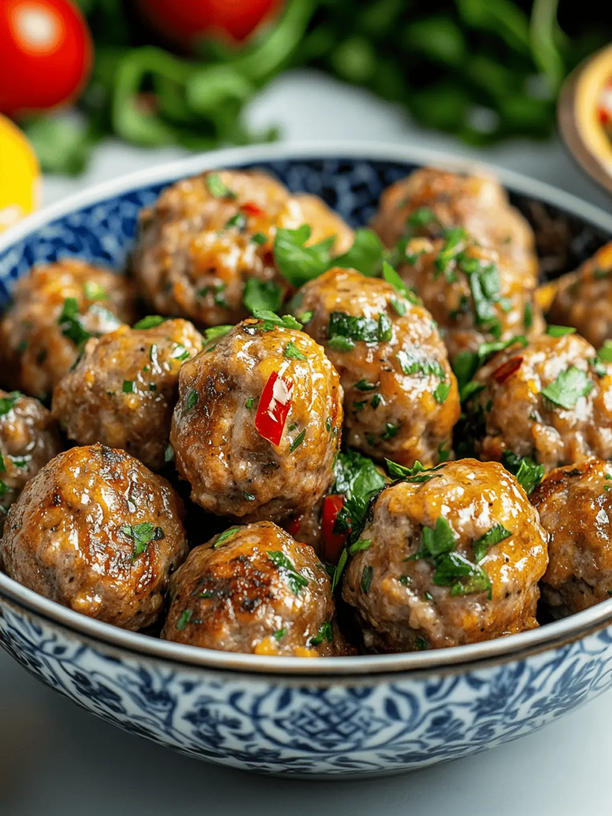Savory Lion’s Head Meatballs with Bok Choy Delight 3 Lion’s Head Meatballs