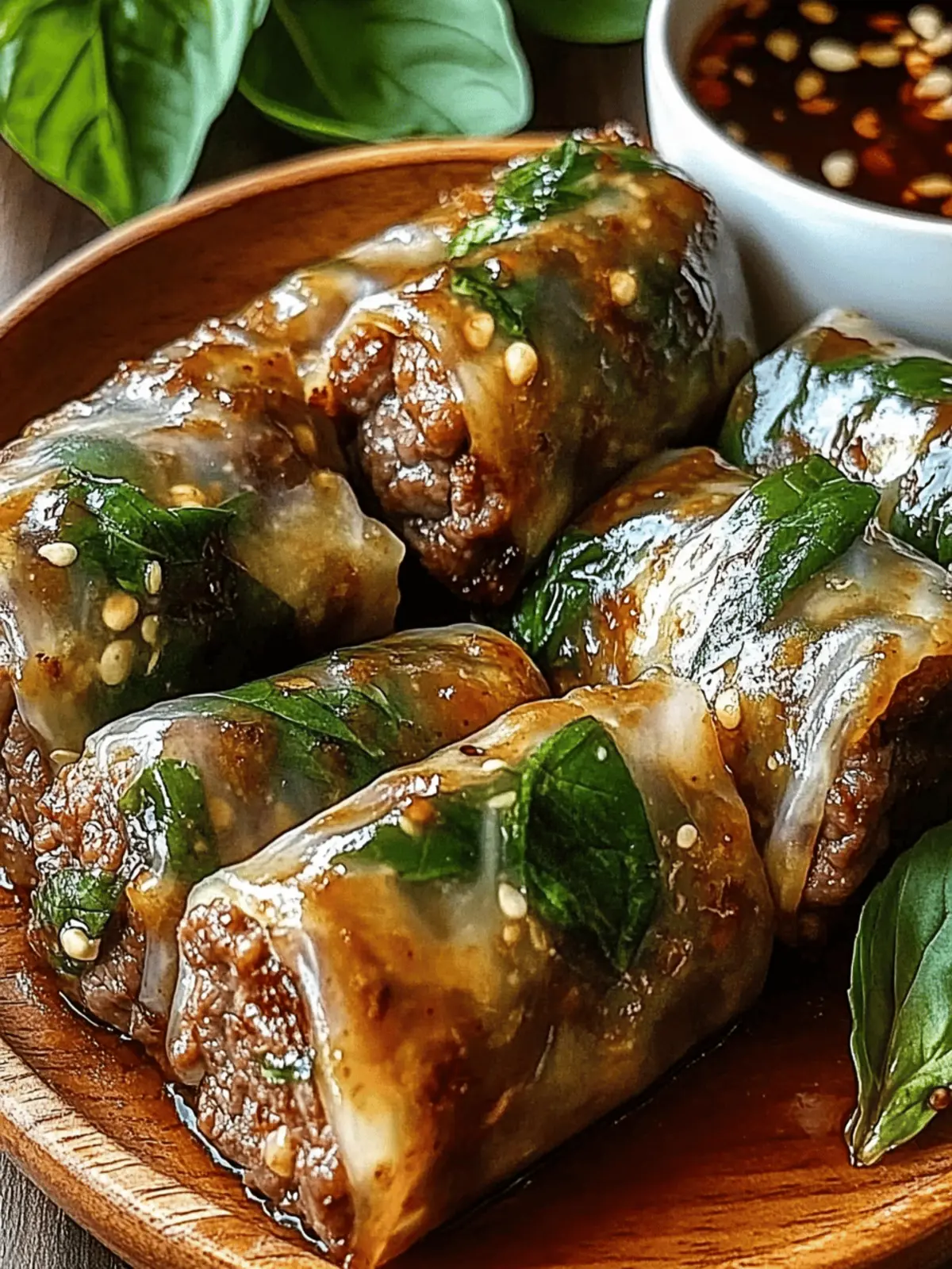 Thai Basil Beef Rolls That Will Wow Your Taste Buds 2 Thai Basil Beef Rolls